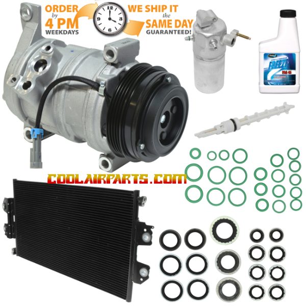 20880829 New A/C Compressor Kit w/ Condenser KT 4768A - Express 3500 Express 1500